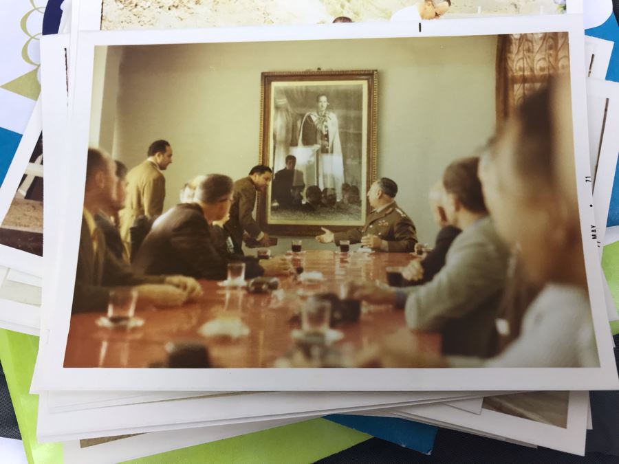 U.S.S. Seminole Tile, Buaer U.S. Navy Suit Integrate Torso, Harness Switlik Parachute Co, Israel Defence Forces Briefcase Along With Photos And Documents Of 1971 National War College Trip To Israel And Miracle At Midway Book - See Photos [Photo 22]