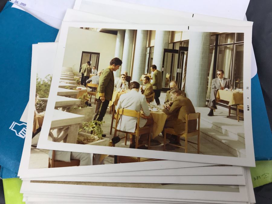 U.S.S. Seminole Tile, Buaer U.S. Navy Suit Integrate Torso, Harness Switlik Parachute Co, Israel Defence Forces Briefcase Along With Photos And Documents Of 1971 National War College Trip To Israel And Miracle At Midway Book - See Photos [Photo 19]