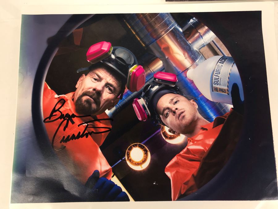 Set Of (3) Breaking Bad Signed Bryan Cranston Autographs [Photo 2]