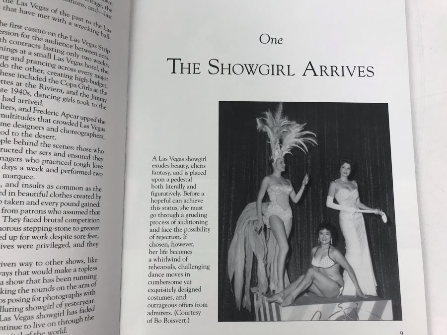 Showgirls Of Las Vegas Book Signed By One Of The Showgirls Featured In Book Nancy Williams 1948 [Photo 5]