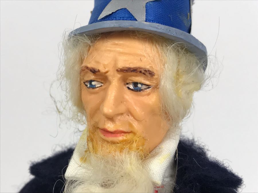 Pair Of Peggy Nisbet Costume Dolls: Uncle Sam P779 And Sir Lancelot LE/71 Made In England [Photo 4]