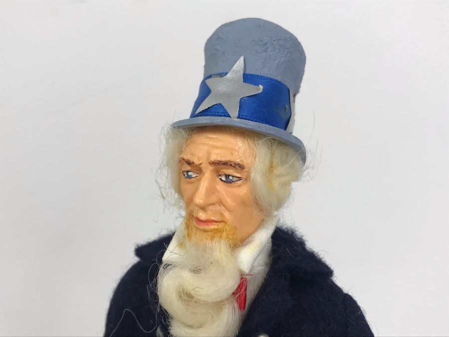 Pair Of Peggy Nisbet Costume Dolls: Uncle Sam P779 And Sir Lancelot LE/71 Made In England [Photo 3]