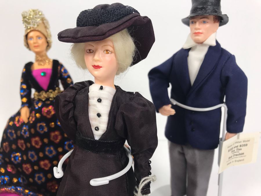 Collection Of (6) Peggy Nisbet Costume Dolls Made In England Including The Circus Ring Master And Russian Clown [Photo 8]