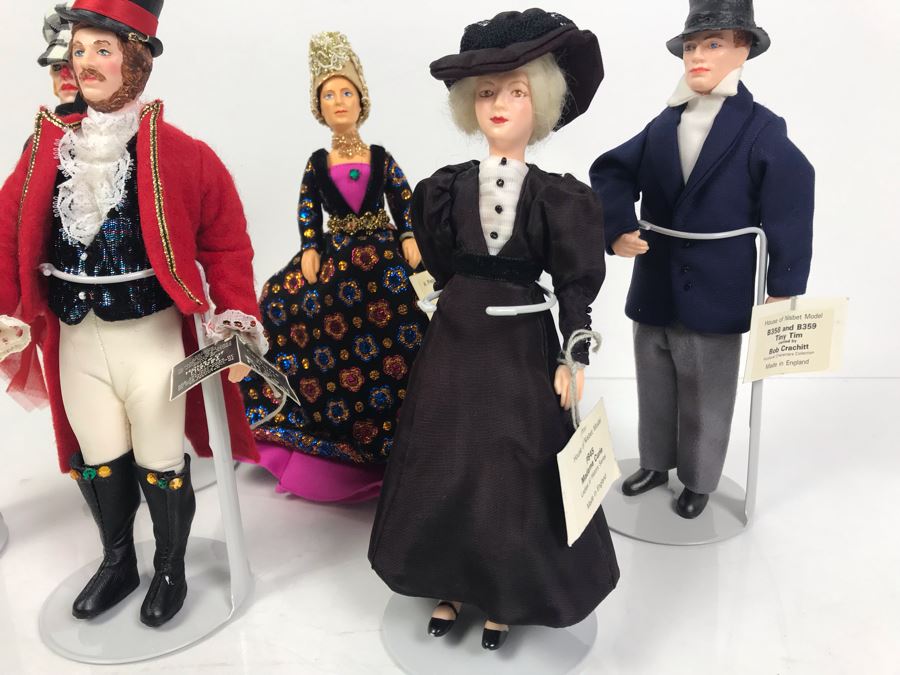 Collection Of (6) Peggy Nisbet Costume Dolls Made In England Including The Circus Ring Master And Russian Clown [Photo 7]