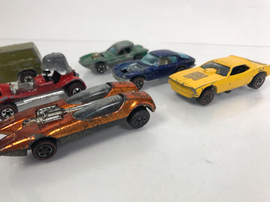 Collection Of (6) Vintage Mattel Redline Hot Wheel Cars