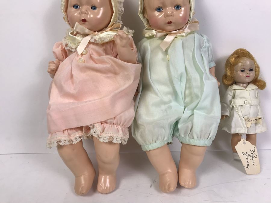Pair Of 1924 E.I.H. Co Inc (Early Horsman) Dolls And Vintage Vogue Ginny Nancy Doll [Photo 6]