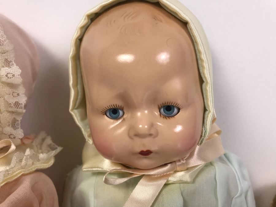 Pair Of 1924 E.I.H. Co Inc (Early Horsman) Dolls And Vintage Vogue Ginny Nancy Doll [Photo 3]