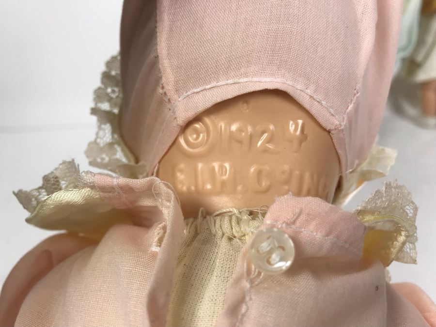 Pair Of 1924 E.I.H. Co Inc (Early Horsman) Dolls And Vintage Vogue Ginny Nancy Doll [Photo 11]