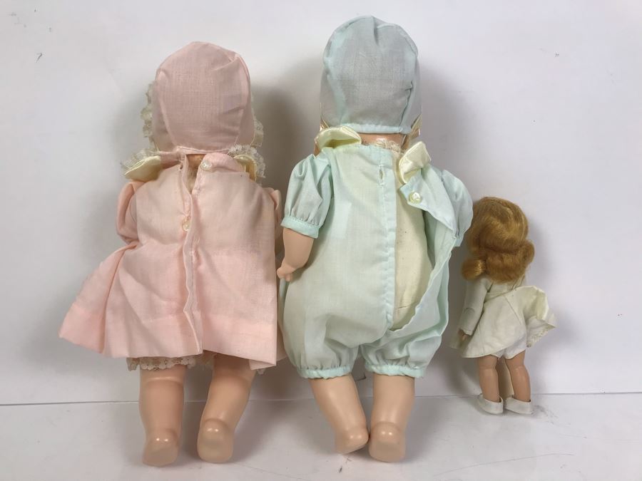 Pair Of 1924 E.I.H. Co Inc (Early Horsman) Dolls And Vintage Vogue Ginny Nancy Doll [Photo 10]