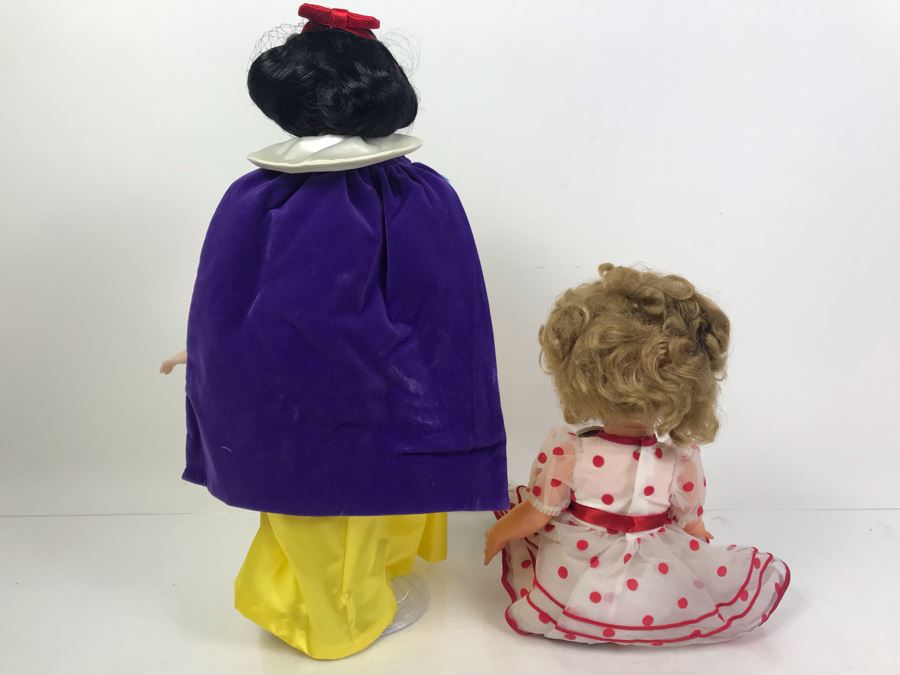 Walt Disney Snow White Doll And Vintage Ideal Shirley Temple Doll [Photo 11]