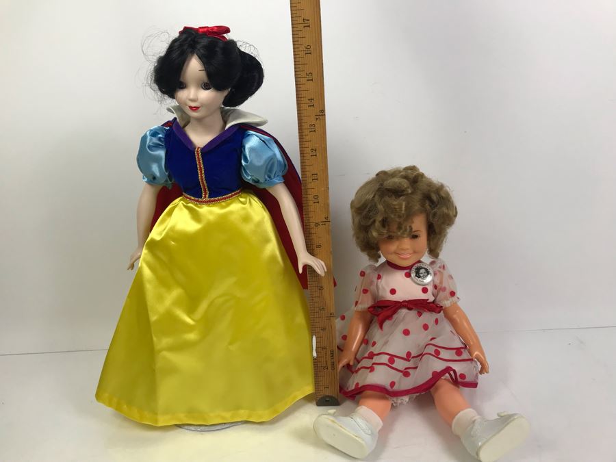 Walt Disney Snow White Doll And Vintage Ideal Shirley Temple Doll [Photo 13]