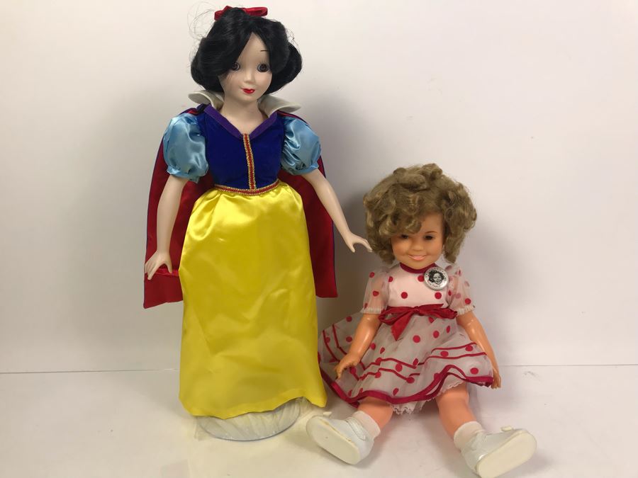 Walt Disney Snow White Doll And Vintage Ideal Shirley Temple Doll [Photo 2]