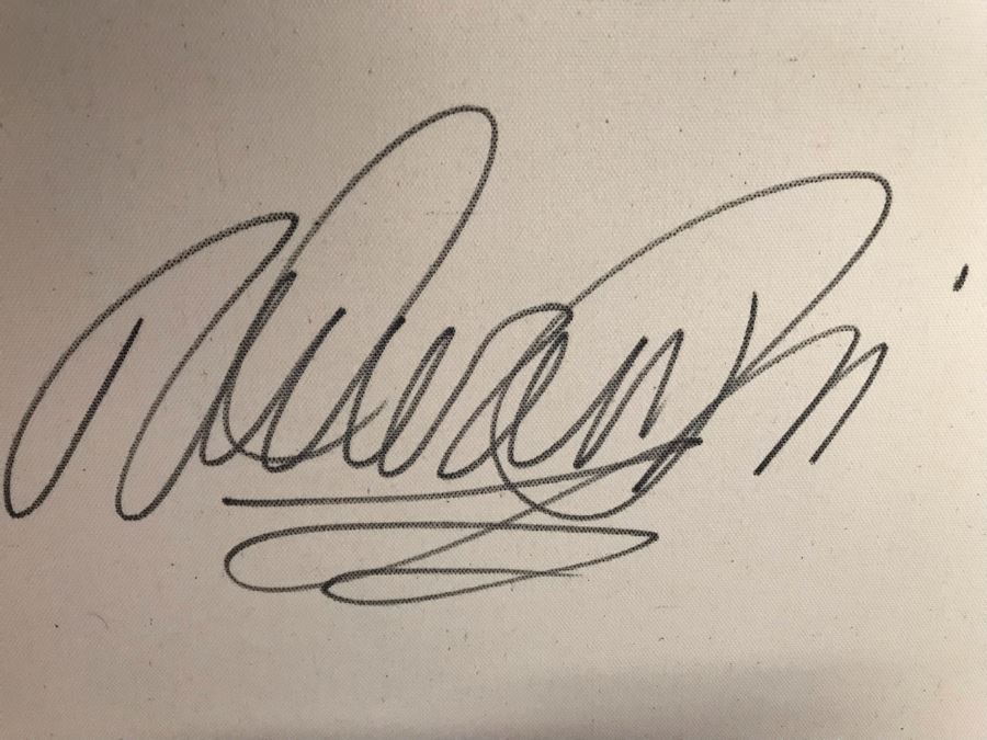 Original Modernist Abstract Painting Signed By Artist On Back 48' X 40' [Photo 9]