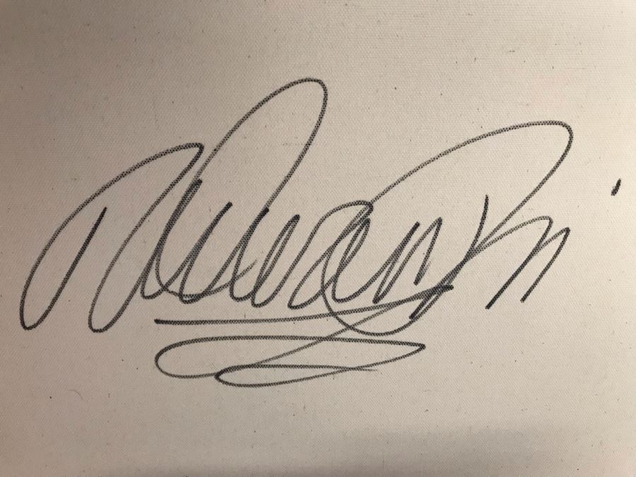 Original Modernist Abstract Painting Signed By Artist On Back 48' X 40' [Photo 8]