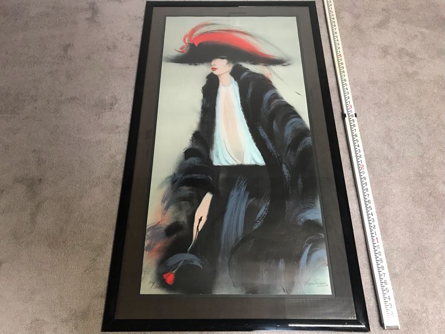 Large Signed Limited Edition Print 214 Of 300 Signature Illegible 63' X 36' - See Photos [Photo 7]