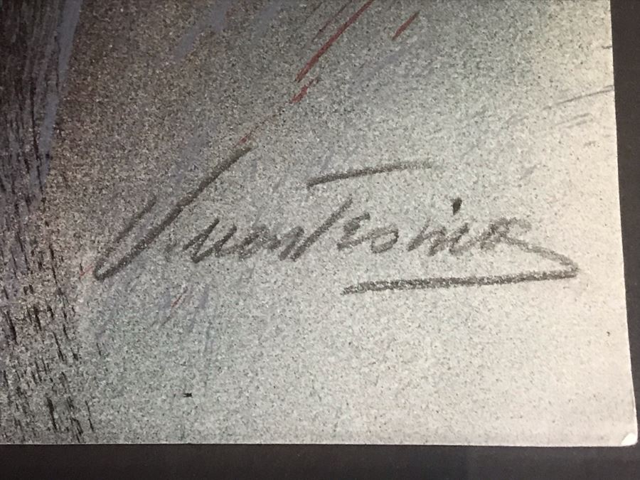 Large Signed Limited Edition Print 214 Of 300 Signature Illegible 63' X 36' - See Photos [Photo 3]