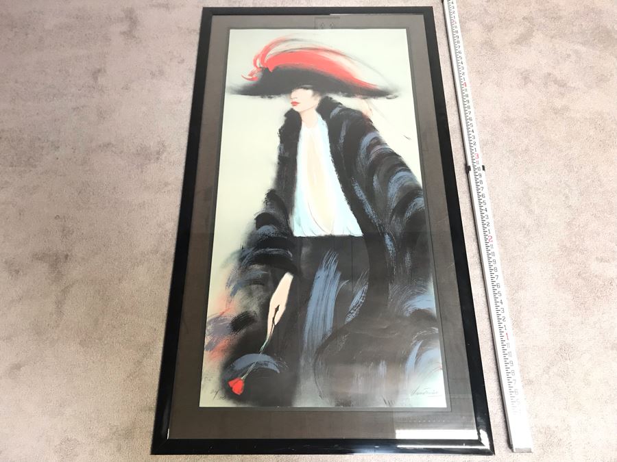 Large Signed Limited Edition Print 214 Of 300 Signature Illegible 63' X 36' - See Photos [Photo 9]