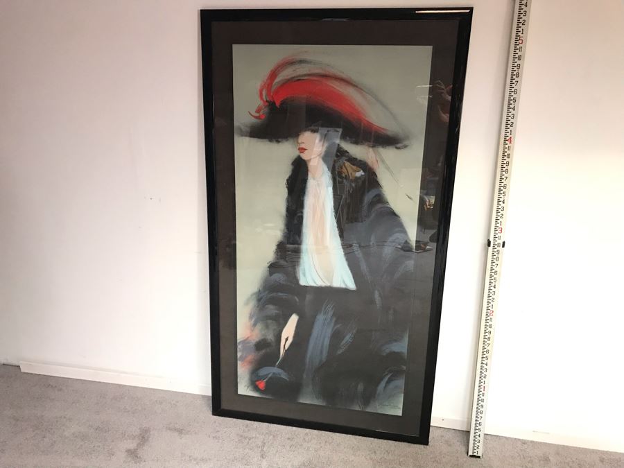 Large Signed Limited Edition Print 214 Of 300 Signature Illegible 63' X 36' - See Photos [Photo 4]