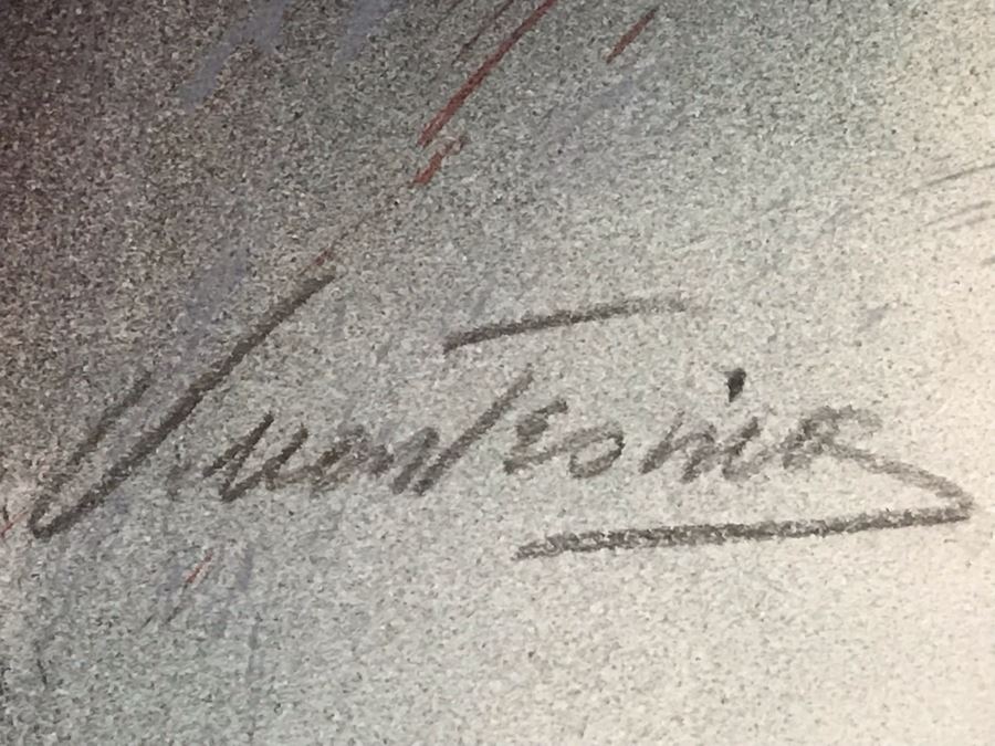 Large Signed Limited Edition Print 214 Of 300 Signature Illegible 63' X 36' - See Photos [Photo 13]