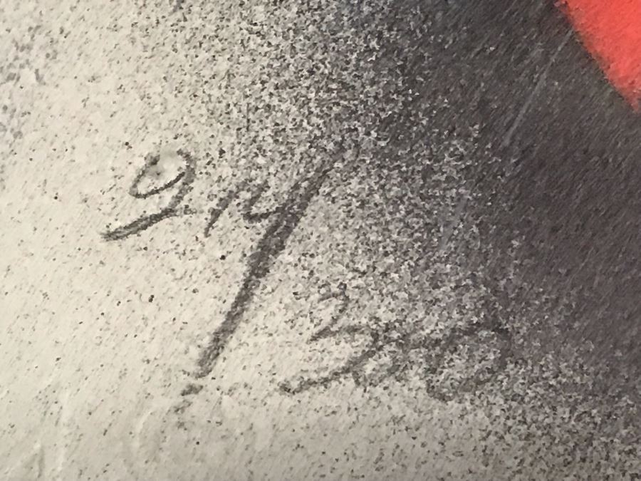 Large Signed Limited Edition Print 214 Of 300 Signature Illegible 63' X 36' - See Photos [Photo 14]