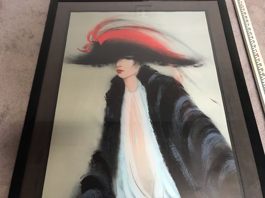 Large Signed Limited Edition Print 214 Of 300 Signature Illegible 63' X 36' - See Photos [Photo 10]