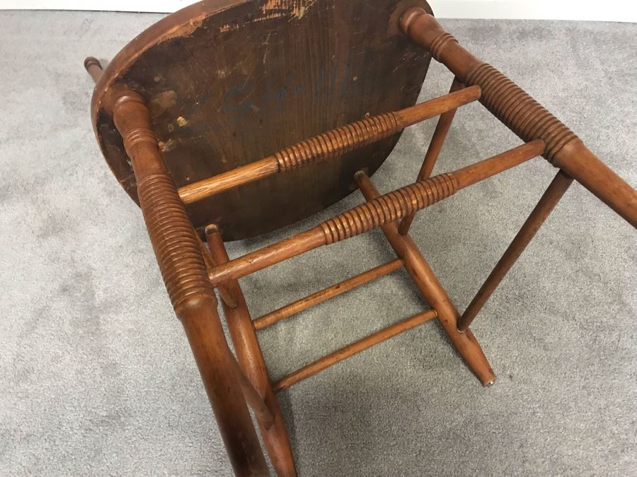 Vintage Turned Armchair From William 'Bill' H. Harris, RADM, USN (Ret.) [Photo 8]