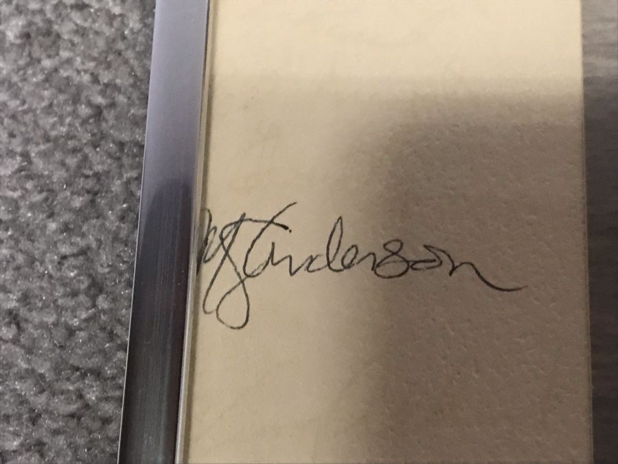 Framed Signed Large Photograph Of USS Coral Sea (CVA-43) 24' X 20' Presented To RADM W. H. Harris [Photo 8]