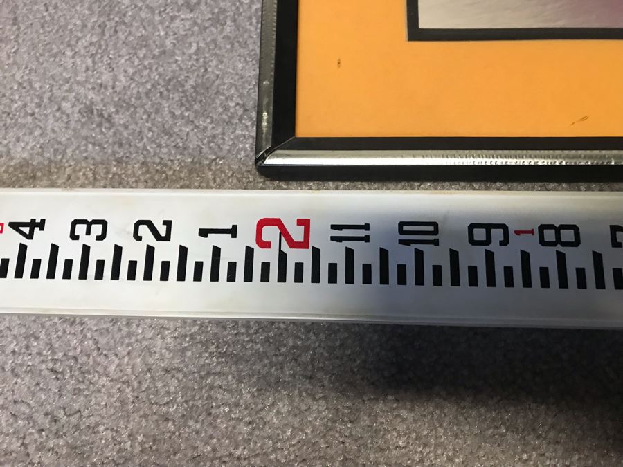 Framed Signed Photograph USN USS Ranger (CVA-61) 24' X 20' Personalized To RADM W. H. Harris 'Your First Flagship' [Photo 10]