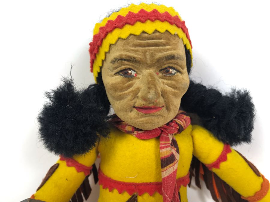 Custom Handmade Native American Indian Cloth Doll By Norah