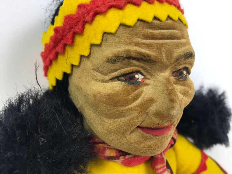 Custom Handmade Native American Indian Cloth Doll By Norah Wellings Made In England 12' [Photo 4]