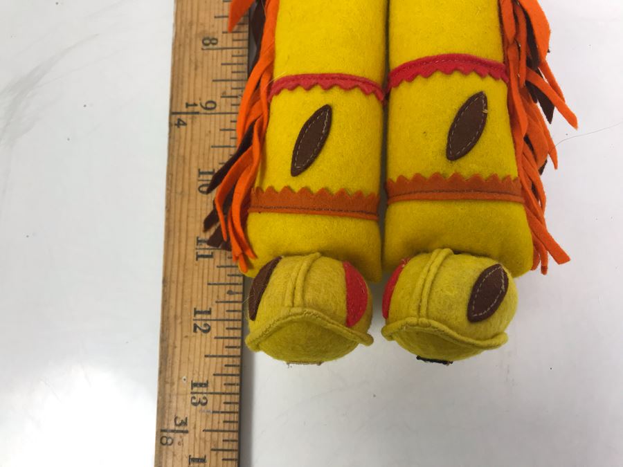 Custom Handmade Native American Indian Cloth Doll By Norah Wellings Made In England 12' [Photo 11]