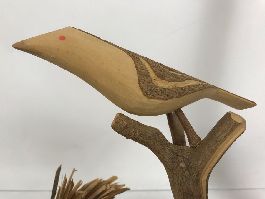 Pair Of Carved Wooden Folk Art Animals Made By North Carolina Moutain People [Photo 3]