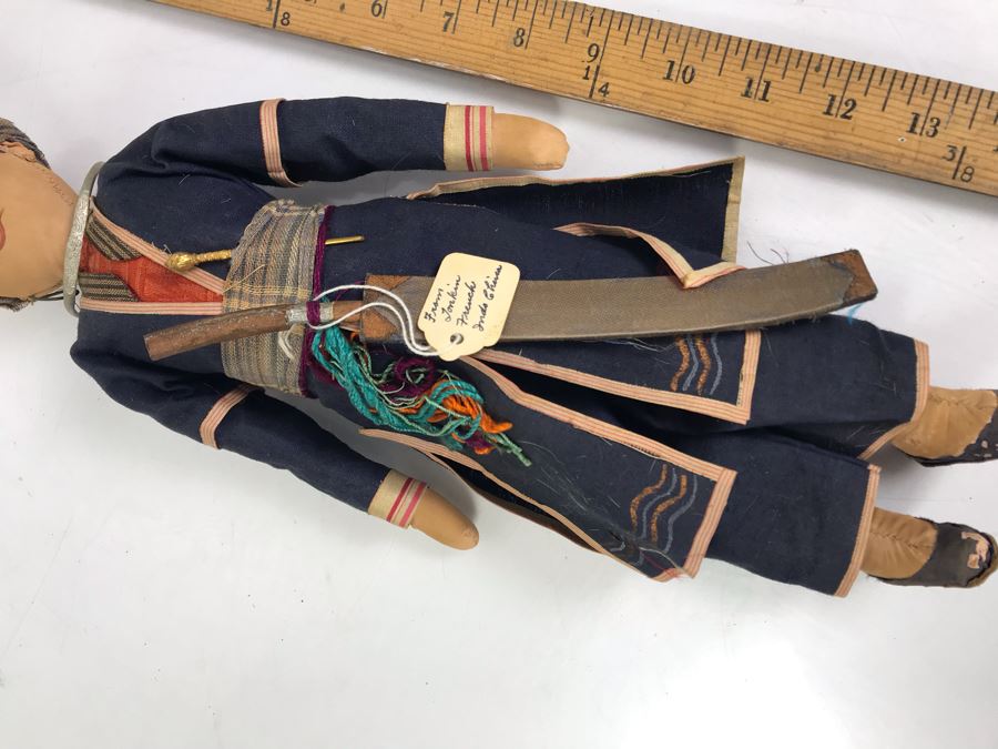 Vintage Doll From Tonkin French Indo China 15'H [Photo 7]