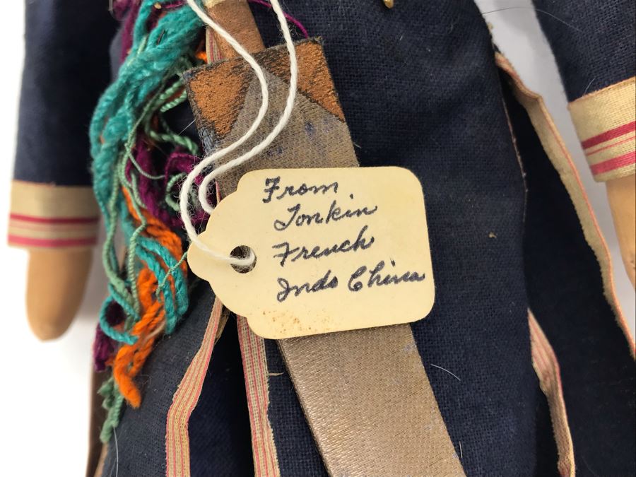 Vintage Doll From Tonkin French Indo China 15'H [Photo 6]