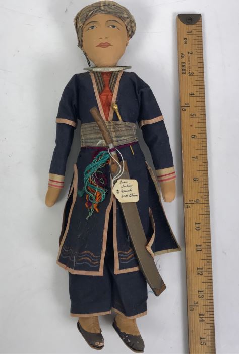 Vintage Doll From Tonkin French Indo China 15'H [Photo 1]