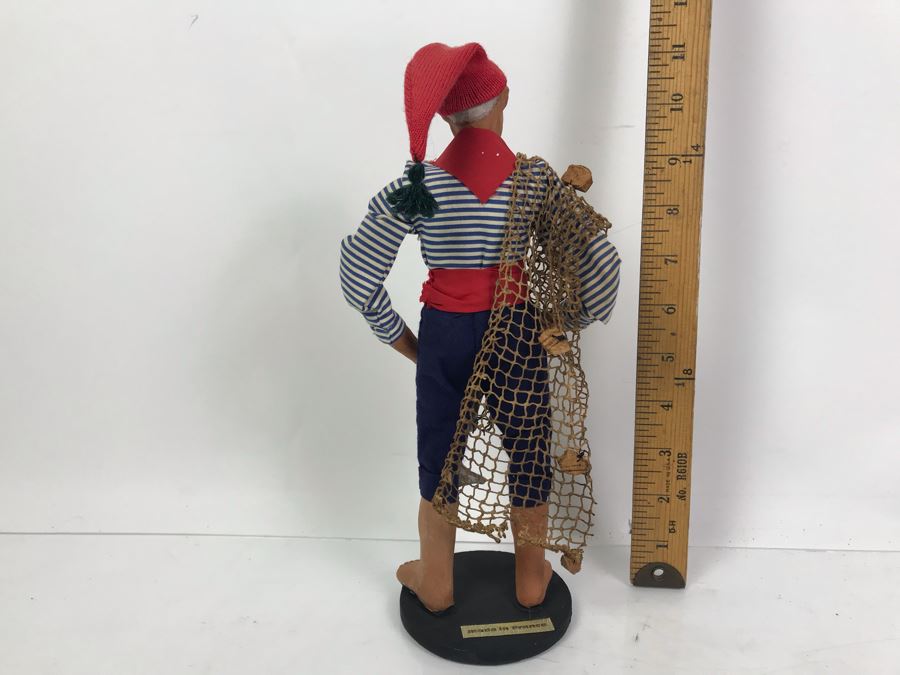 Vintage Fisherman Doll Made In France 11'H [Photo 7]