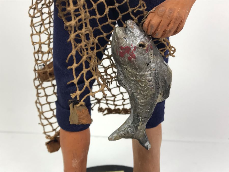 Vintage Fisherman Doll Made In France 11'H [Photo 5]
