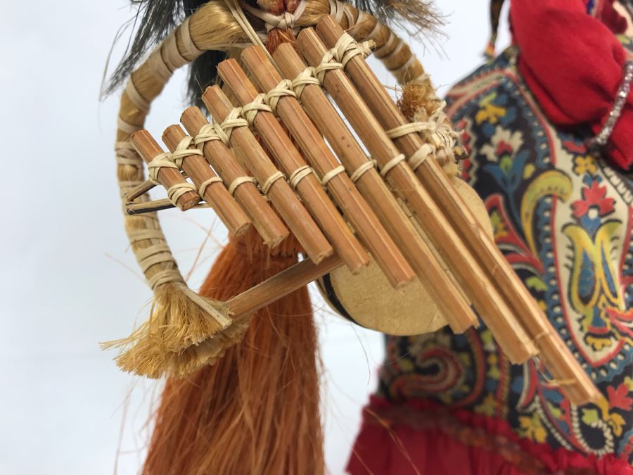 Vintage Signed Gipsy Carved Wooden Doll From Artist Carolyn John, Vintage Wooden Doll From The Amazon And Hand Painted Figurine From India [Photo 18]