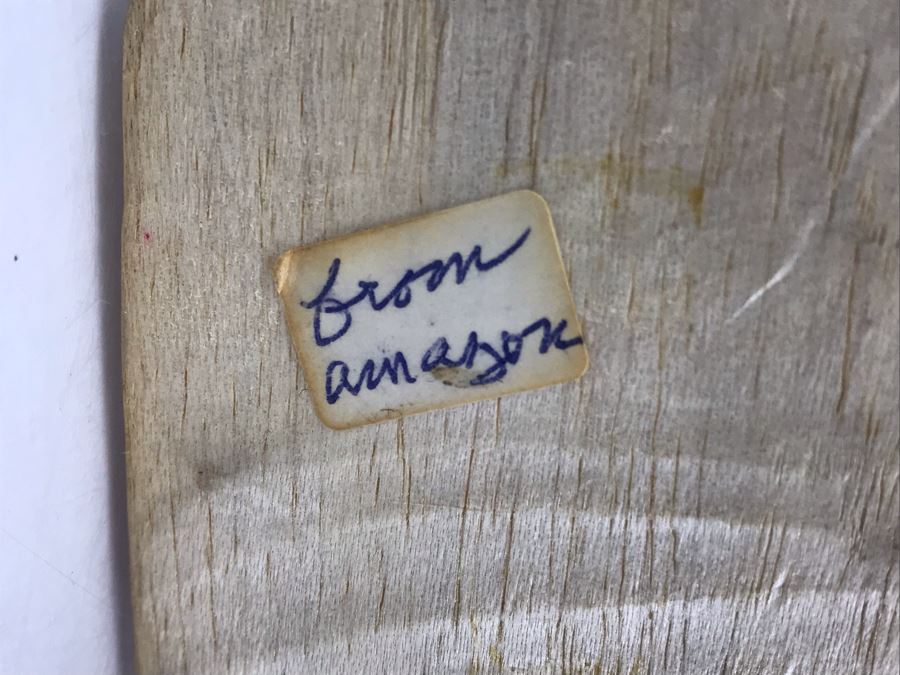 Vintage Signed Gipsy Carved Wooden Doll From Artist Carolyn John, Vintage Wooden Doll From The Amazon And Hand Painted Figurine From India [Photo 20]