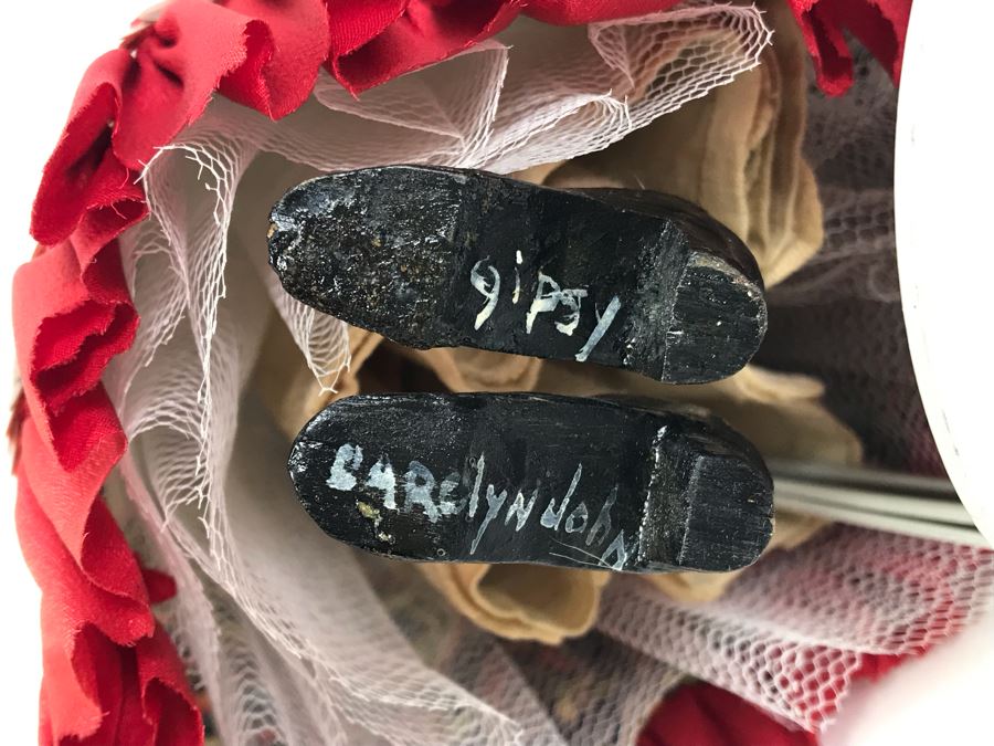 Vintage Signed Gipsy Carved Wooden Doll From Artist Carolyn John, Vintage Wooden Doll From The Amazon And Hand Painted Figurine From India [Photo 21]