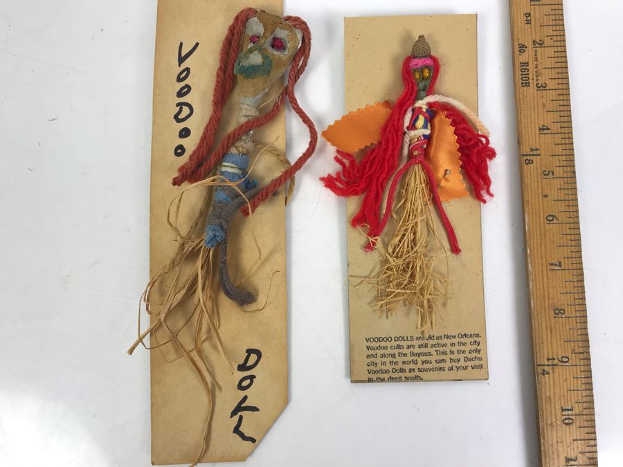 Pair Of Voodoo Dolls From New Orleans Dachu Bayous [Photo 1]
