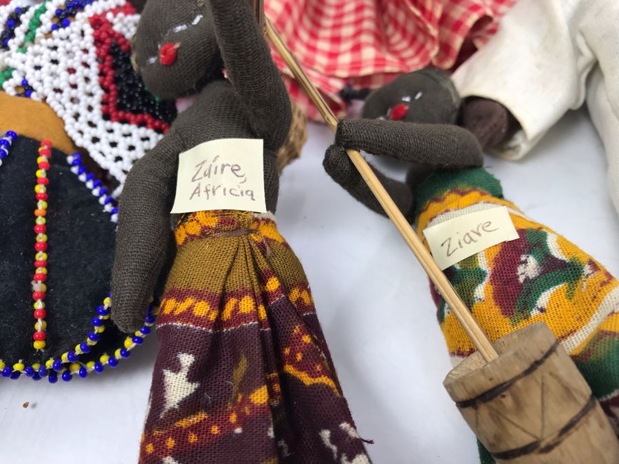 Collection Of Vintage International Dolls From Zaire Africa, Haiti, Australia, Kenya [Photo 9]