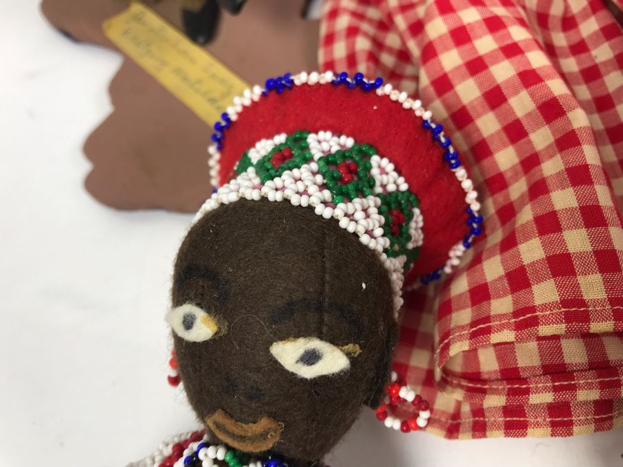 Collection Of Vintage International Dolls From Zaire Africa, Haiti, Australia, Kenya [Photo 12]