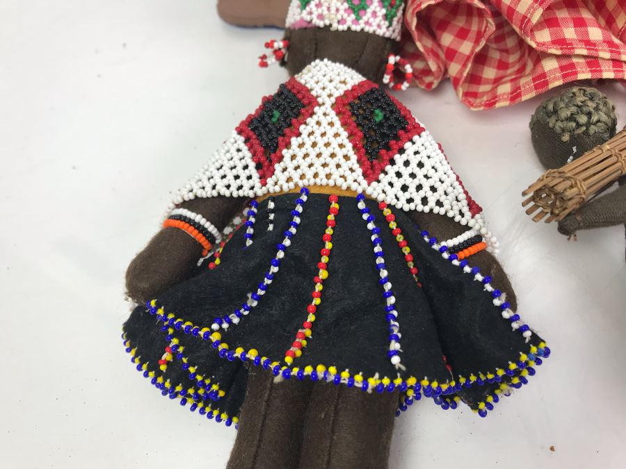 Collection Of Vintage International Dolls From Zaire Africa, Haiti, Australia, Kenya [Photo 14]