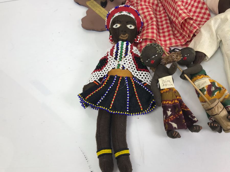 Collection Of Vintage International Dolls From Zaire Africa, Haiti, Australia, Kenya [Photo 10]