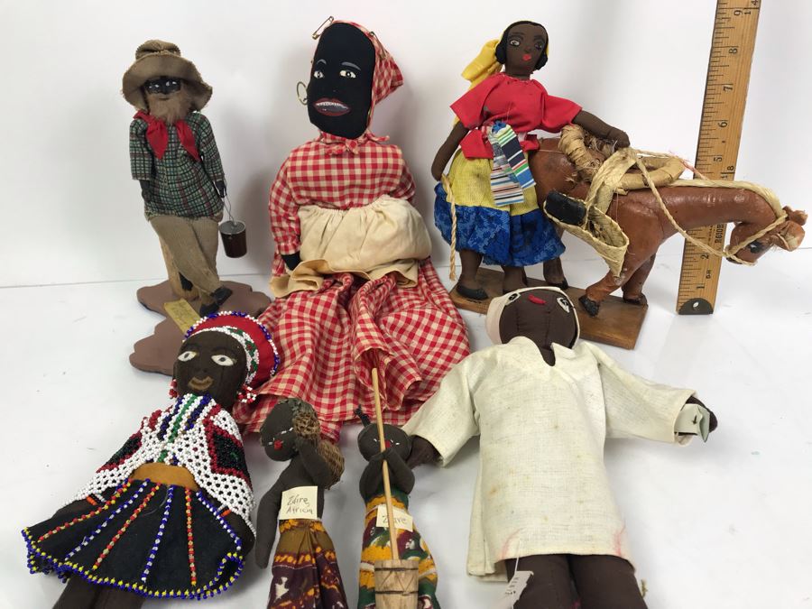 Collection Of Vintage International Dolls From Zaire Africa, Haiti, Australia, Kenya [Photo 1]