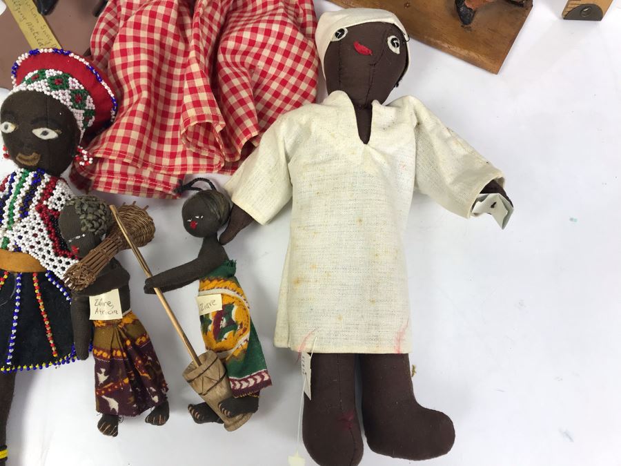 Collection Of Vintage International Dolls From Zaire Africa, Haiti, Australia, Kenya [Photo 6]