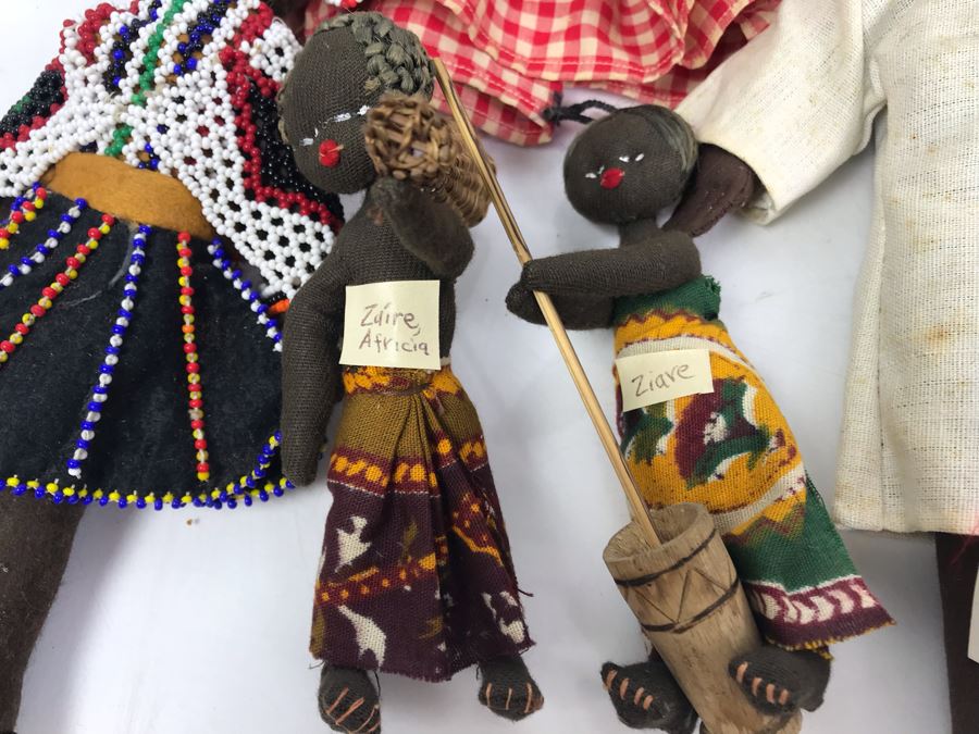 Collection Of Vintage International Dolls From Zaire Africa, Haiti, Australia, Kenya [Photo 8]