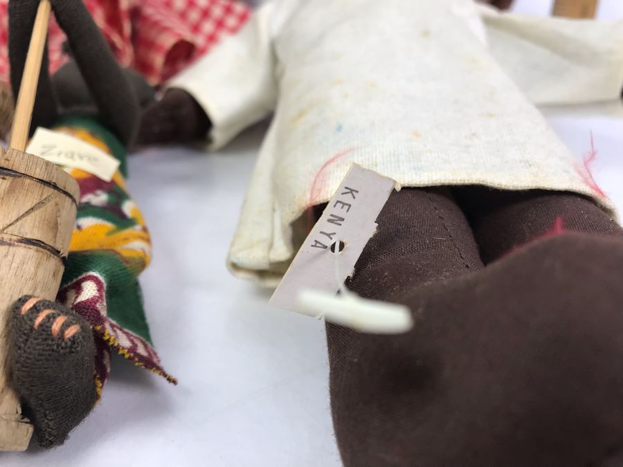 Collection Of Vintage International Dolls From Zaire Africa, Haiti, Australia, Kenya [Photo 5]