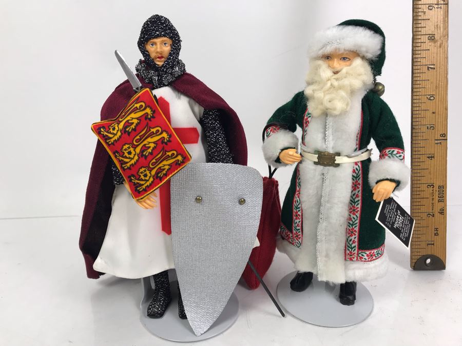 House Of Nisbet St Nicholas Santa Claus Costume Doll And Knights Of Templar Peggy Nisbet Doll Made In England [Photo 1]